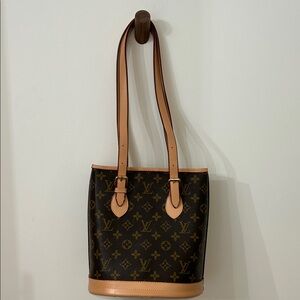Louis Vuitton Petit Monogram Bucket Bag
